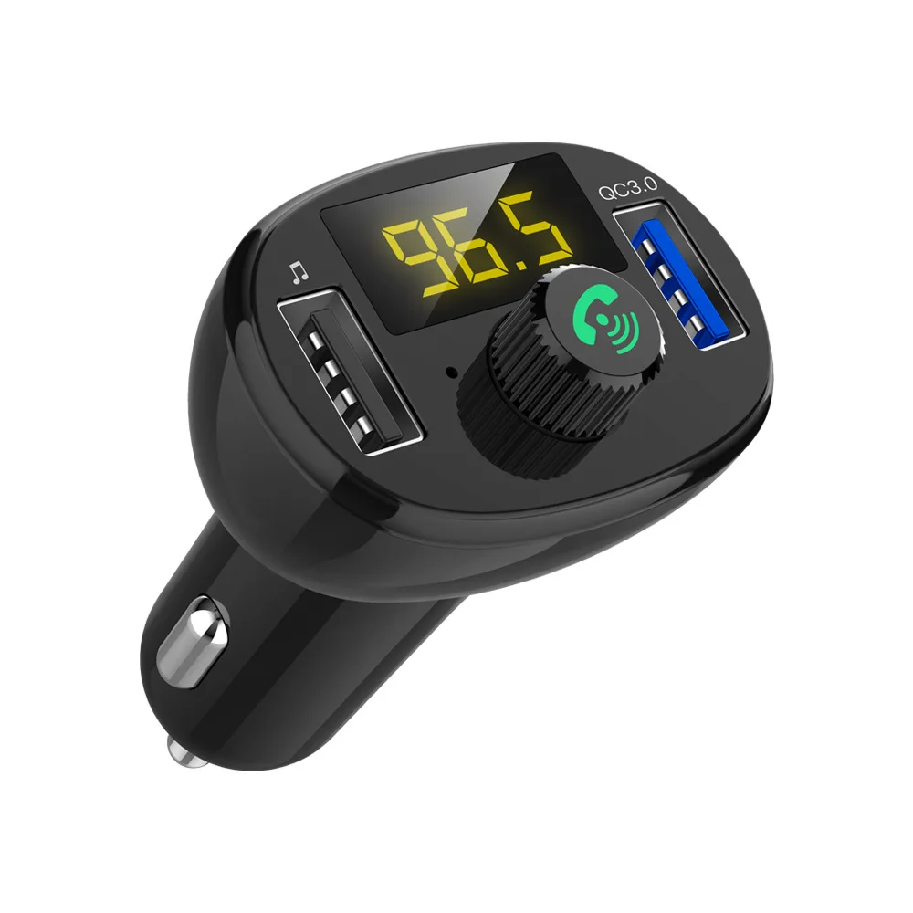 Ingyenes Szállítás Autós Bluetooth FM Transmitter MP3 Lejátszó, Vezeték nélküli Vevőegység Dual USB Gyors Töltő Fogat Átalakító Autós Kiegészítők