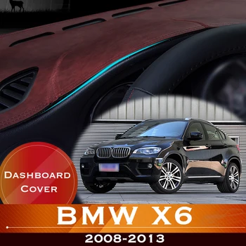 A BMW X6 E71 2008-2013 Autó Műszerfal Kerülje a Fény, Pad Hangszer Platform Asztalt Borító Bőr csúszásgátló Szőnyeg Szőnyeg 2012 2011
