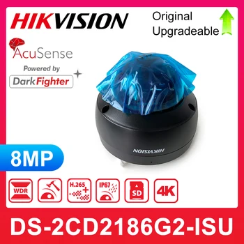 Eredeti angol Hikvision DS-2CD2186G2-ISU cserélje ki a DS-2CD2185FWD-A 8Mp Kamerák Poe Ir 4K Acusense Fix Dóm ip Kamera