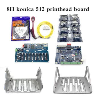 eredeti 8H konica 512 nyomtatófej testület meghatározott km512 teljes készlet alaplap V1.4 +fej tábla V1.2 (adja meg a nyomtatási szoftver)
