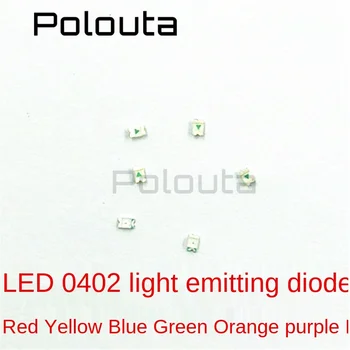 Polouta 50 Db SMD LED-Fénykibocsátó Dióda Lámpa Chip Fehér Piros Zöld Kék Sárga Narancs Rózsaszín Fény Gyöngyök Dióda Nagykereskedelmi