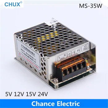 CHUX 5v 12v 15v 24v-os Kapcsolóüzemű Tápegység 35w S egyetlen Kimeneti Kisebb Méretű, SMPS Ipari LED Transzformátor tápegységek