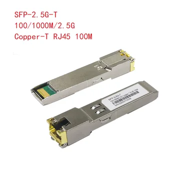 2.5 G Sfp + Naar RJ45 Koper Modul 2,5 Gb Sfp RJ45 Modul Sfp Sfp +-T 2.5 GBase-T Koper sfp 100M Voor Cisco Mikrotik Tp-Link, D-Link