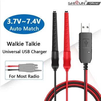 Walkie Talkie Univerzális USB Töltő Kábel 3,7 V-7.4 V Baofeng TYT KENWOOD WOUXUN Vontató Rádió UV-16 UV-5R UV-13Pro UV-82Radio