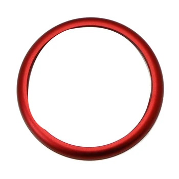 Vörös Alumínium Gyűrű középkonzol IDrive Multimédia Vezérlő Gomb Gyűrű - 1 2 3 4 5 6 7 Sorozat X3 X4 X5 X6