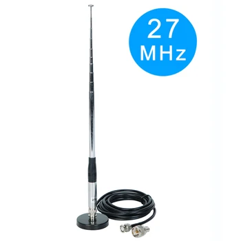 ABBREE Telcscopic BNC/PL259 CB Antenna 27 mhz Kompatibilis Midland Maxon Rádió Hordozható Kézi CB Rádió Mobil Radi