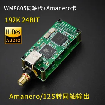 Digitális audio kimenet testület I2S, hogy koaxiális SPDIF USB interfész lehet külsőleg csatlakoztatott CS8675 Amanero