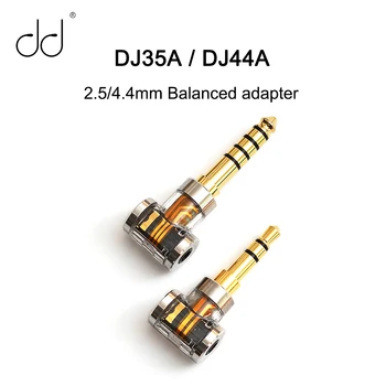 DD DJ35A DJ44A Kiegyensúlyozott adapter 2.5/4.4 mm Kiegyensúlyozott adapter Alkalmazni 2,5 mm-es mérleg fülhallgató kábelt(2,5-3,5/2,5 4. 4 pont)