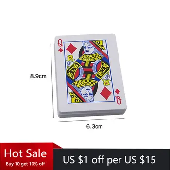 Forró Titkos Jelölt Póker Kártyák Lásd Keresztül Kártya Mágia Játékok, egyszerű, de váratlan Trükkök Kártya