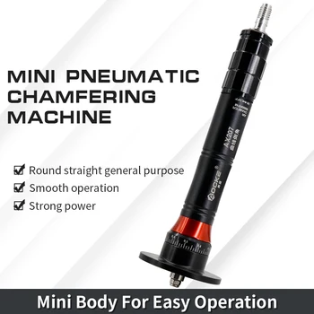 Mini Pneumatikus Chamfering Gép 45 Fokos Kézi Domborulatok Vágás Gép Fém Sorjázó Hordozható 0.1~0.9 mm AX207