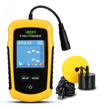 FFC1108-1 Riasztás 100M Hordozható Szonár Hal Megtalálók csalit Echo Sounder Halászati Finder-Riasztó-Jeladó Tó Tengeri Halászat