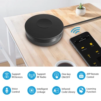 Univerzális Infravörös Távirányítóval Működik Echo Google Haza Okos Távirányító Bluetooth Wifi Ir, Rf Távvezérlő Intelligens Otthon