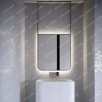 Led Fürdőszoba Tükör A Fényt Falon Lógó Tükör világítótestek Fenti Espejo Con Luz Tükör Zuhany EB5BM