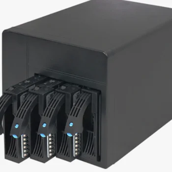 kiváló minőségű 4 öblök MINI-ITX NAS storage server alváz haza ues adattároló szerver esetben diy asztali pc burkolat
