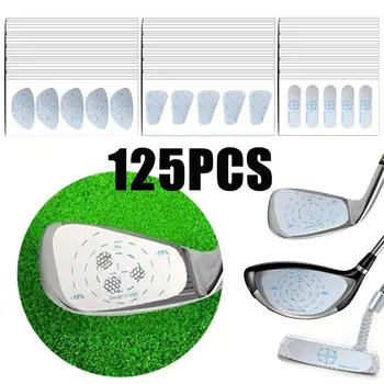 125PCS Golf Képzési Támogatás Címkék Golf Swing Képzés Üti lemezkiadók Hinta Képzés Golf Vezető Hatása a Szalagot a Címkéket Matrica