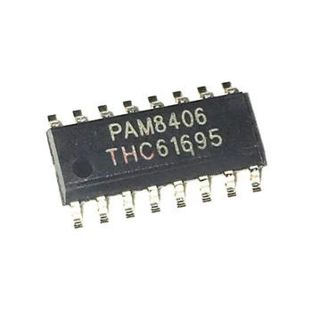5db PAM8406 SOP16 PAM8406DR SOP-16-os Sztereó Erősítő Chip Javítás