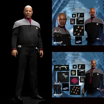 Raktáron EXO-6 Star Trek 1/6 Skála Férfi Katona Kapitánya, Benjamin Sisko SX Ábra Modell 12