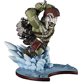 Q-Ábra Gladiátor Hulk Sztereoszkopikus Jelenet Q Verzió Kézzel készített MAX Modellt Gyűjtemény Ajándék, Hogy A Fiú