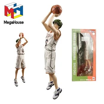 Raktáron 100% Eredeti MegaHouse Midorima Shintarou Kuroko No Basket Ábra Sorozat 35CM Gyűjthető Figura Anime Modell Játékok