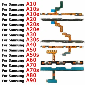 Samsung Galaxy A10s A20s A30s A50s A70s A10e A20e A10 A20 A30-As A40 A50 A70 A80 A90-Térfogat Áramot Le Flex Kábel Alkatrészek