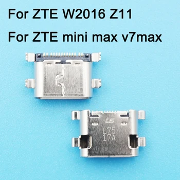 20db Micro USB Töltő Port Csatlakozó ZTE W2016 Z11 mini max v7max USB-Jack Farok Csatlakozó Aljzat Csere