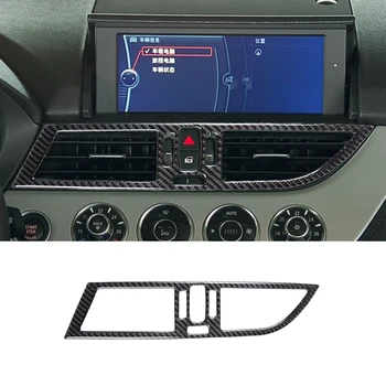 Alkalmas BMW Z4 E89 2009-2016 központi irányítás szellőzőnyílás szénszálas matrica autó belső dekorációs panel fedél