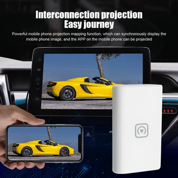 Vezeték nélküli CarPlay Box Modul Plug and Play Multimédia Videó Doboz Hordozható Carplay Vezeték nélküli Adapter for Android Auto CarPlay