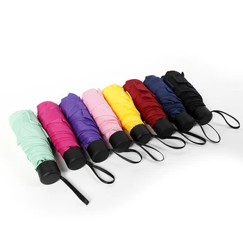Divat Összecsukható Esernyő Női Ajándék Férfiak Mini UV Protection Vízálló, Hordozható Utazás