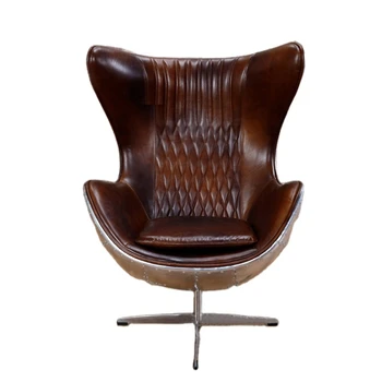 Forgatható akcentussal szék fém olasz design office modern bársony vagy bőr nappali bútor Pilóta Fotel