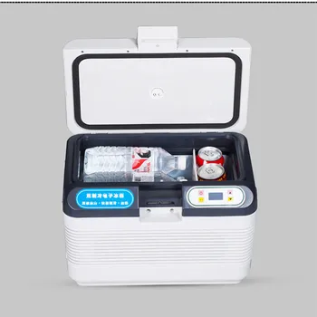 12V/220V 12L Dupla Hűtő Autós Hűtő Mini Háztartási Hűtő, Termosztát Lehet Hűtött Kijelző az Inzulin