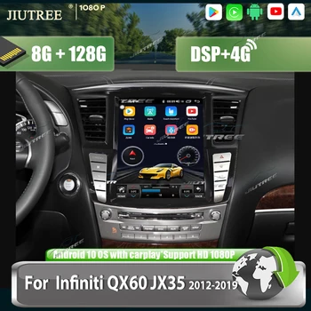 128G Android 12.1 Hüvelyk Autó Rádió Tesla érintőképernyő Az Infiniti QX60 JX35 2012 2013-2019 Andoird Auto Multimédia Lejátszó Carplay