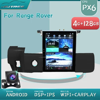 2 din Android 6+128G AutoRadio A Land Rover Range Rover PX6 Autó Multimédia Lejátszó Sztereó Vevő GPS Navigáció carplay