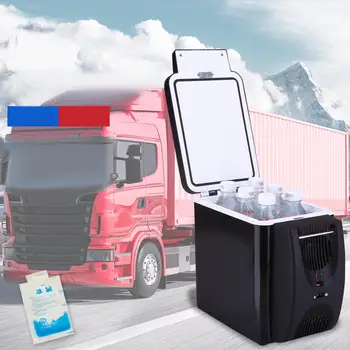 6L Mini Hűtő Autós Hűtő Cooligng, valamint Fűtési Kettős felhasználású Nappali Kollégiumi Autó Utazási Italok 12V Kis Hűtőszekrény