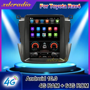 KiriNavi 10.4 Hüvelyk Függőleges Képernyőn Android 10.0 Autó Multimédia Lejátszó Toyota Rav4 autórádió GPS Navigációs Sztereó 2013-2018