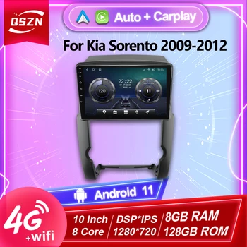 Android 12 Kia Sorento 2009 - 2012 autórádió Lejátszó DSP Nem 2din Sztereó BT Navigáció Vezeték nélküli Carplay Auto Multimédia 4G RDS