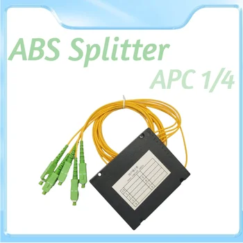 FTTH ABS Splitter SC APC 1x4 Optikai Csatoló Splitter Box Singlemode Optikai Elosztó SC/ APC 1/4 Szál Pigtail