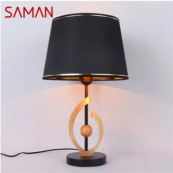 SÁMÁN asztali Lámpa, Modern LED Kreatív Design Asztal Lámpák Dekorációs Haza Éjjeli