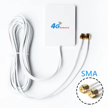 28dBi Nagy Nyereség 3G 4G LTE Router Modem Antenna Külső Antenna Kettős SMA-Val 2M RG174 Kábel