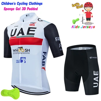 A gyerekek egyesült arab Emírségek Kerékpáros Mez Fiúk, Lányok Rövid Ujjú Kerékpáros Ruházat Sportruházat Szabadtéri MTB Ropa Ciclismo Gyermek Kerékpár Egységes