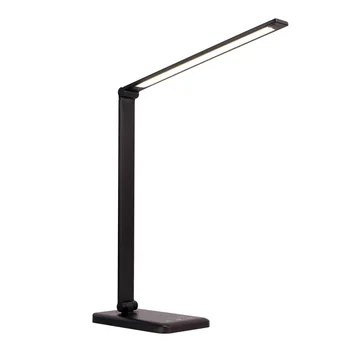 LED asztali lámpa 5-fényerő touch vezérlés asztali lámpa szabályozható hivatal lámpa, állítható kar összecsukható asztali lámpa alkalmas