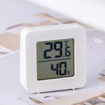 Intelligens LCD-Képernyő Digitális Hőmérő Beltéri Háztartási Elektronikus Hőmérő a Nedves, mind a Száraz Baba Szoba Digitális Hőmérséklet Kijelző